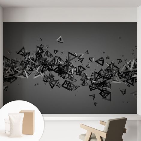 Carta Da Parati - Mural - Con Sala Da Pranzo - Camera Da Letto - Cameretta - Con Colla Gratuita Astrazioni geometriche 152x104 cm (1/5)