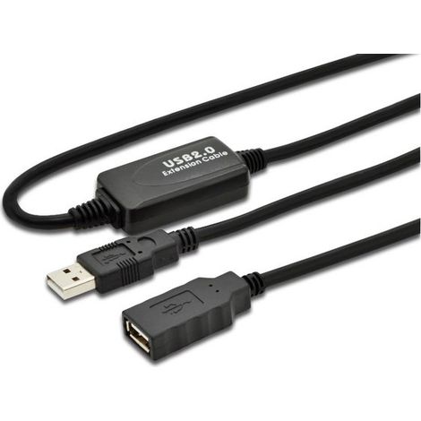 MicroConnect Aktives USB 2.0 Verlängerungskabel