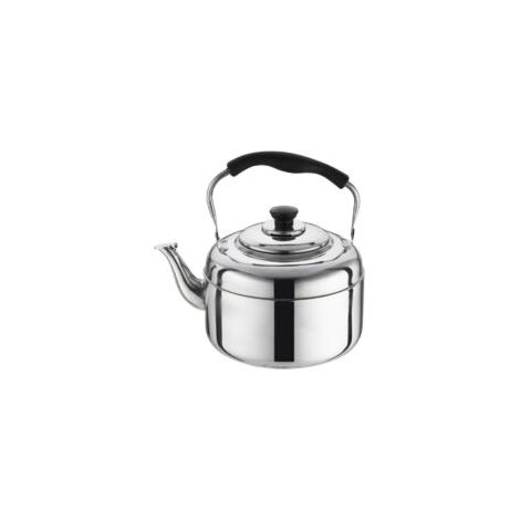 – Bouilloire en inox 2L pour cuisinière – Poignée anti-brûlure – Compatible tous feux – Chauffage rapide et facile à nettoyer