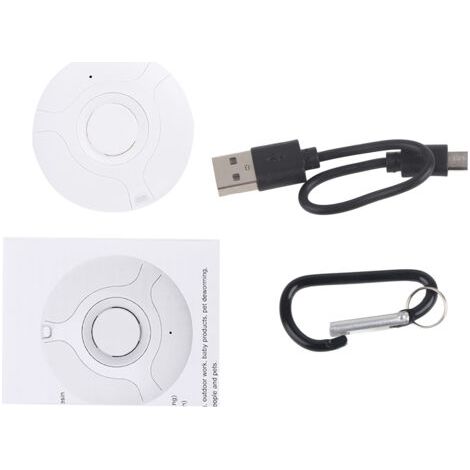 Tragbarer, wiederaufladbarer USB-Mückenschutz für den Außenbereich – Weiß – Insektenschutz (1/5)