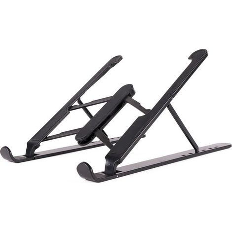 Support pour ordinateur portable et tablette - Réglable - Pliable - Noir - Universel (1/5)