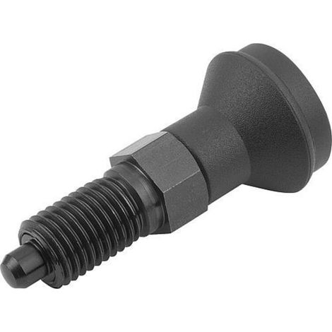 KIPP Arretierbolzen Form A Größe 3 D1 M16x1,5 Stahl Kipp (1/4)