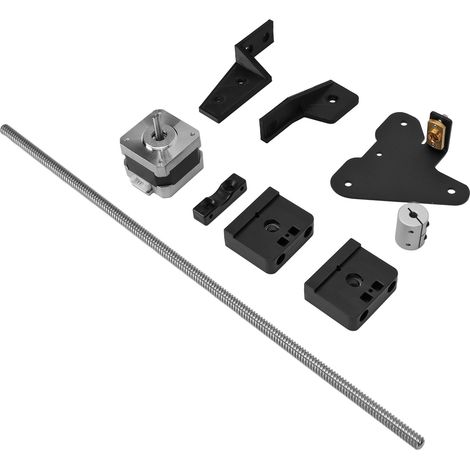 Kit double axe Z pour imprimante 3D : vis-mère en aluminium, kit de mise à niveau double moteur pas à pas pour l'axe Z, compatible avec Ender 3, Ender 3 Pro et Ender 3 V2.