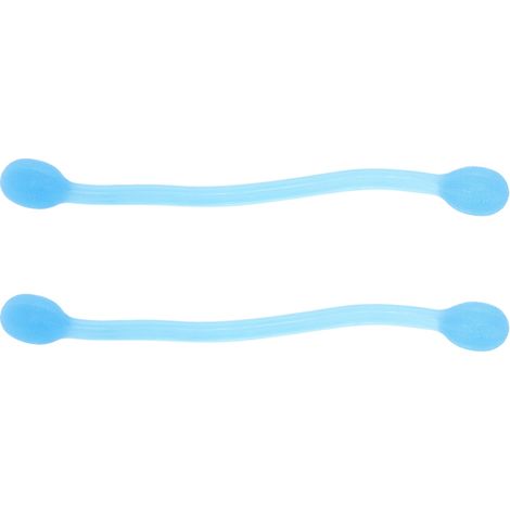 2 Pièces Bande Élastique de Yoga Silicone Bleue - Corde d'Étirement Résistante pour Fitness et Musculation (1/5)