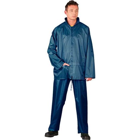 Ensemble imperméable bleu marine, taille M - KUR set M