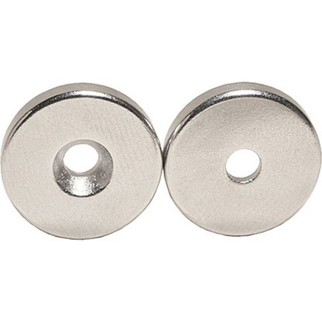 Bottone Magnetico Con Foro Nik 20X3 Mm 2 Pz - 6 Bl (1/2)