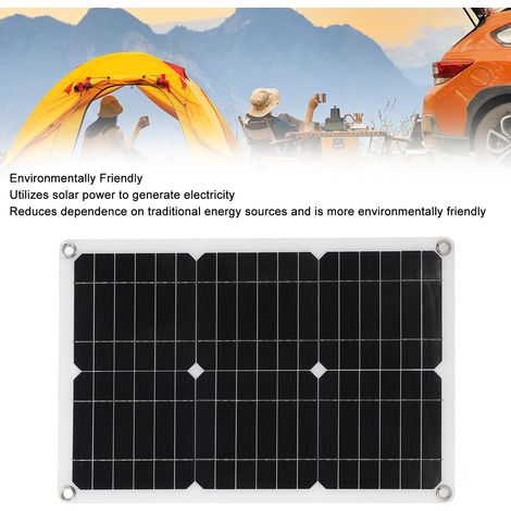 Pannello solare monocristallino semiflessibile impermeabile Toivize da 20 W 18 V per camper, barche e veicoli. (1/5)