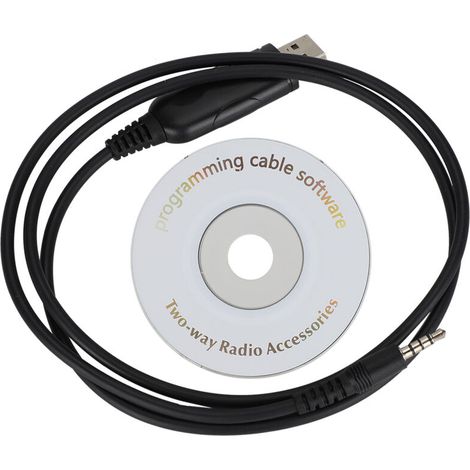 Câble de programmation USB HT1000 pour radio bidirectionnelle BAOFENG UV-3R (1/5)