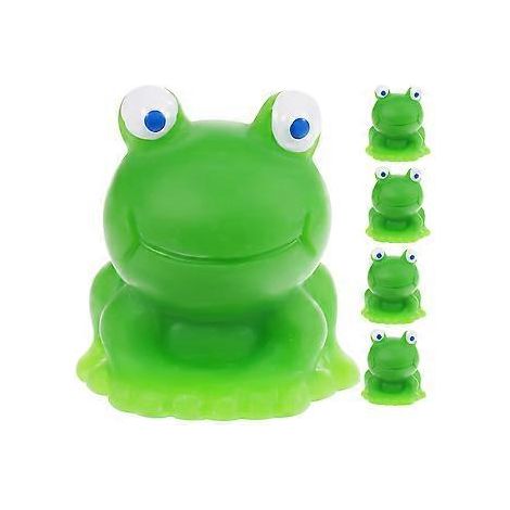 5 Mini-Froschfiguren aus Kunstharz, Mini-Gartenfrosch-Ornamente, winzige Froschspielzeuge, Miniatur-Mooslandschaft