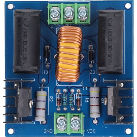 Module pilote ZVS entrée 24 V sans charge 3A courant ABS 300 W panneau chauffant par induction pour l'industrie DC 12-30 V (1/5)