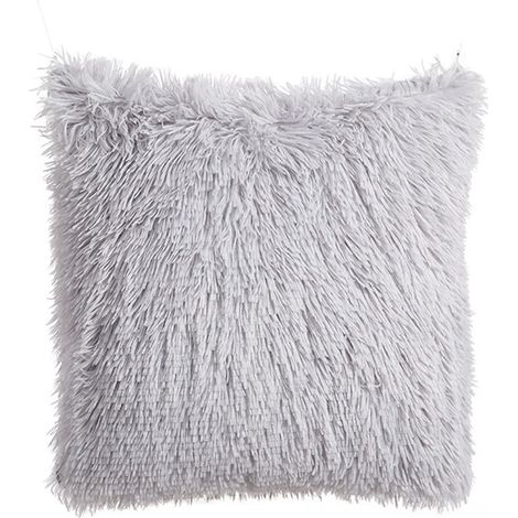Housse de coussin double face en velours doux et confortable, style peluche cristal, pour canapé, lit ou autre chambre. (1/5)