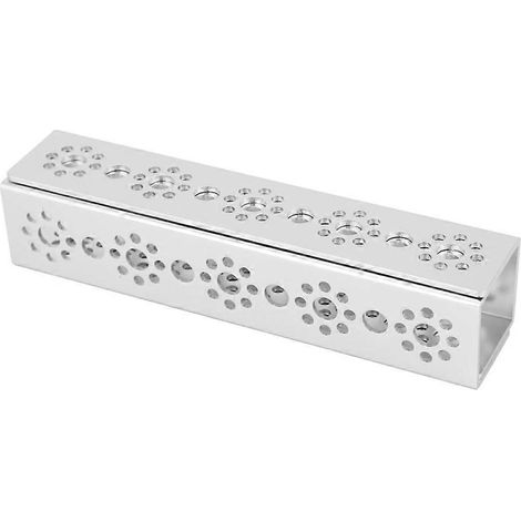 2 Stück 9-Loch-U-Profil 160 mm Aluminium-Robotik-Kits, passend für Tetrixrobotics