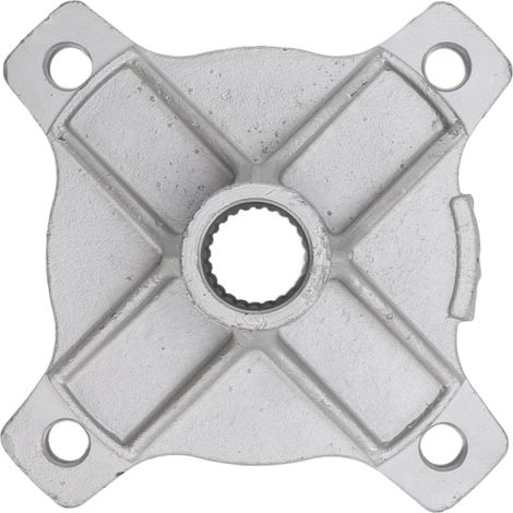 Mozzo ruota posteriore scanalato 24T, 4 prigionieri, colore argento, ricambio per quad 125cc 150cc 200cc, ATV Go Kart. (1/4)