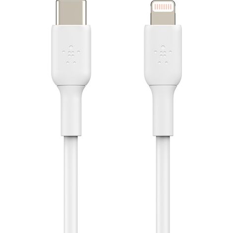 Belkin Câble USB-C à Lightning Blanc 2 mètres 60 W (1/3)