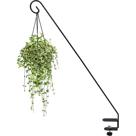 [Ganchos para balcón] + Ganchos extralargos para balcón, ideales para mascotas y jardines + 2 ganchos resistentes y extensibles de hasta 80 cm + Peso: 795 g (1/5)
