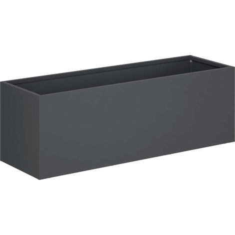 Garden Planter Anthracite 60 x 20 x 20 cm Cold-rolled Steel vidaXL