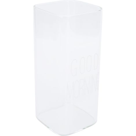 Innovativer, transparenter Glasbecher, 400 ml, Kaffee-/Tee-/Getränkebecher, Milchglas für Zuhause/Geschäft (1/5)