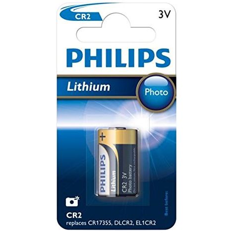.Philips CR2 lithium 3V 800 mAh. (1/2)