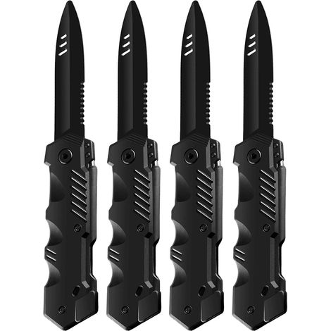 4 Lames Rétractables Jouet Gadget Astucieux Poignard Disparaissant pour Fête Halloween