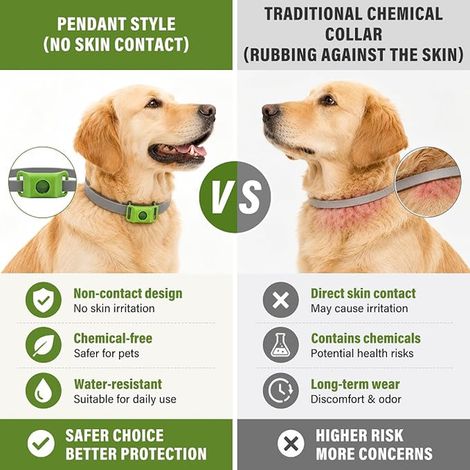 Collier Anti-Parasitaire Collier Anti-Puces Pour Chiens Naturel (1/3)
