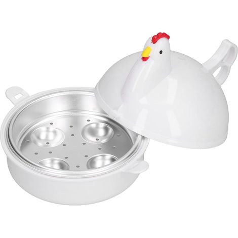 cuiseur à œufs, cuiseur à œufs en forme de poulet, cuiseur à œufs pour micro-ondes, mini-œufs, cuiseur à œufs en forme de poulet, appareil de cuisine domestique (1/4)