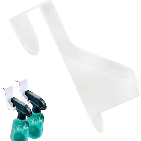Wandhalterung für 10 Sprühflaschen, ideal für Küche oder Bad, für Reinigungsmittel und Flaschen.