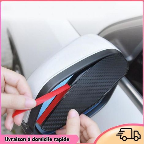 Aucune Sourcil de pluie miroir Sécoure de Pluie en Fibre de Carbone pour le Rétroviseur - et épreuve de Soleil, auto outillage (1/5)