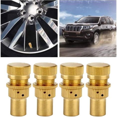 Dégonfleur De Pneus - Valve De Décompression En Alliage D'Aluminium - Pour Voiture Et Véhicule Tout-Terrain - 4 Pièces (1/4)