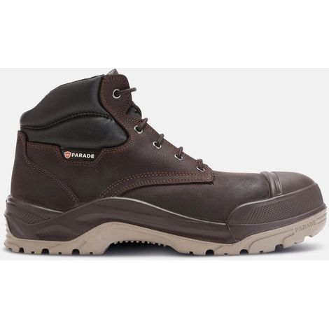 Chaussures de sécurité hautes Parade NUMEX S3 CI HI SRC Marron 44. (1/5)