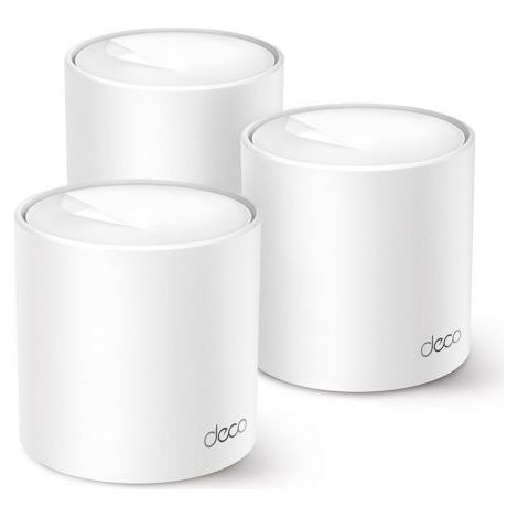 TP-LINK Router Deco X1500 (3pcs) AC1900 Wireless 802.11ax/1500Mbps LAN/WAN White EU white