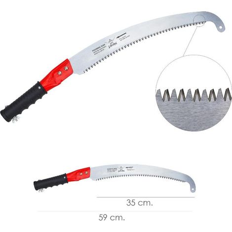 SAMURAI serrucho samurai curvo para pertiga 350 mm. , Serrucho Samurai curvo para pertiga pch-350-lh.- Medida: 350 mm.- Fabricados en Japón con la más alta tecnología d (1/4)