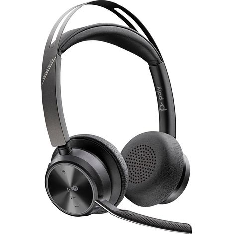 Poly Voyager Focus 2-M USB-CC Headset USB-C/A Adapter Charging Stand (1/5)