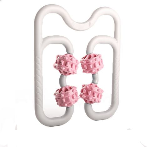 Rouleau de massage en mousse pour détendre les muscles des épaules et des jambes, bâton de massage, équipement de yoga et de fitness pour femmes en forme de dent de loup-AquaForge