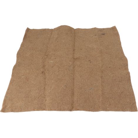 Tapis en feutre de fibres de jute naturelles et dégradables, idéal pour les godets et bacs à compost. (1/4)