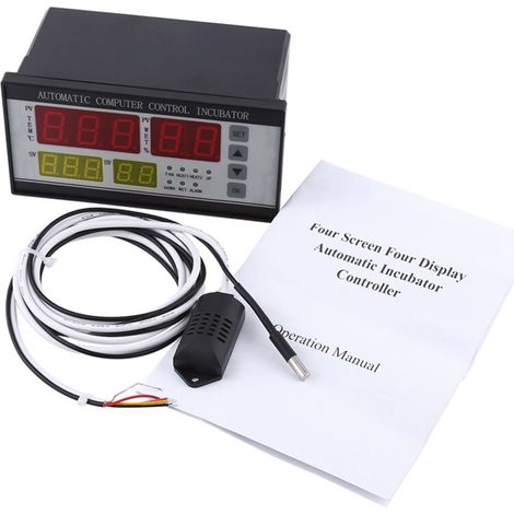 Stück multifunktionaler automatischer Inkubator-Thermostat mit Temperatur- und Feuchtigkeitsregler.