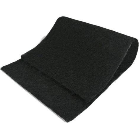 Filtro cappa nero 55x105 cm ai carboni attivi poliestere carbone per cucina acquario friggitrice auto (1/3)