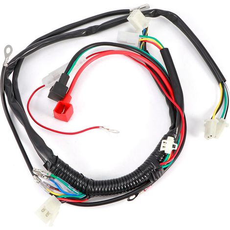 Elektrischer Anlasser-Kabelbaum für Pitbike, Motorrad, ATV, Quad (70 cm³, 90 cm³, 110 cm³, 125 cm³) (1/5)