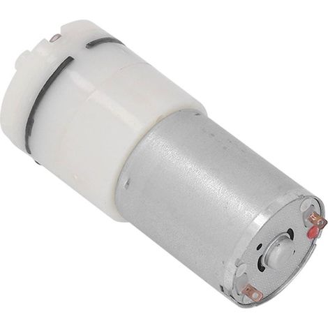 Pompe à air à membrane de gonflage, angle d'orifice de 0°, avec pressostat et interrupteur de trop-plein, alimentation 12 V CC (1/5)