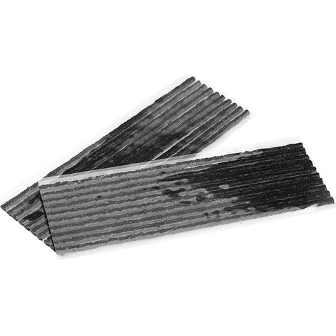 Sollbry 50pcs Kit de Réparation de Pneu Puncture Repair String Kit Bandes de Réparation de Pneus Cordeless Tubeless Tyres Voiture Moto 200 x 3.5mm en Caoutchouc (1/5)