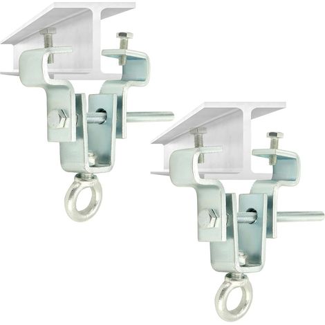 Cintre de Sac de Boxe, Support de Pince I-Beam, Cintre de Sac de Frappe en Acier, ajusté de 6.3 cm à 19 cm (1/5)