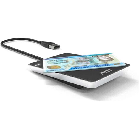 Lettore Smart Card Rfid Nfc Bk Per Carte Cie 3.0 Lettura 424Kbps