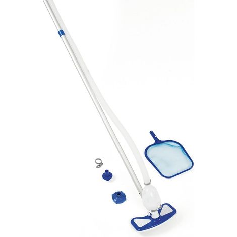 Bestway 58234 kit di manutenzione pulizia aspiratore per piscina fuori terra Aquaclean Flowclear (1/10)