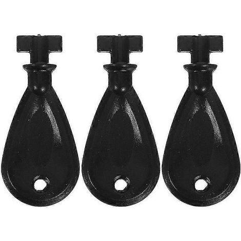 3 clés pour distributeur de papier toilette, clé pour distributeur d'essuie-tout, clé de rechange pour rouleau de papier toilette, clé en plastique pour distributeur de papier toilette (1/3)