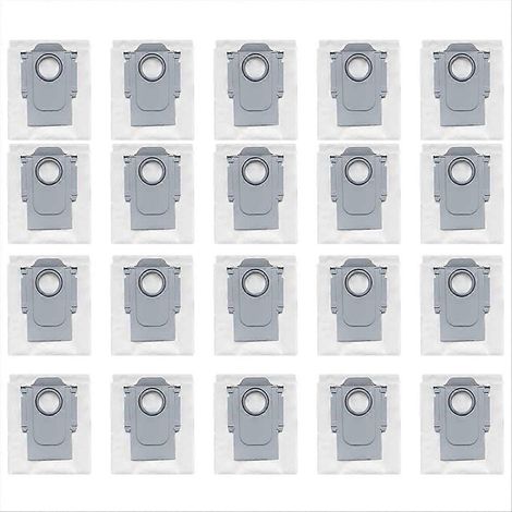 Lot de 20 pièces pour Qrevo, Qrevo Pro aspirateur robot pièces sac à poussière (1/5)