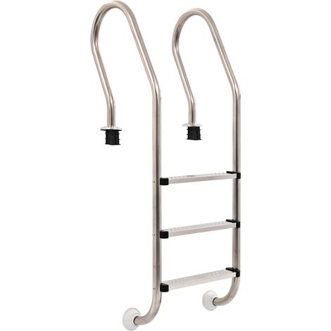 Pool-Leiter 3 Stufen 120 cm Edelstahl 304