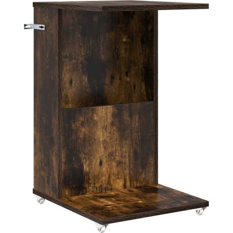 Maison Exclusive - Beistelltisch Geräucherte Eiche 40 x 35 x 60 c