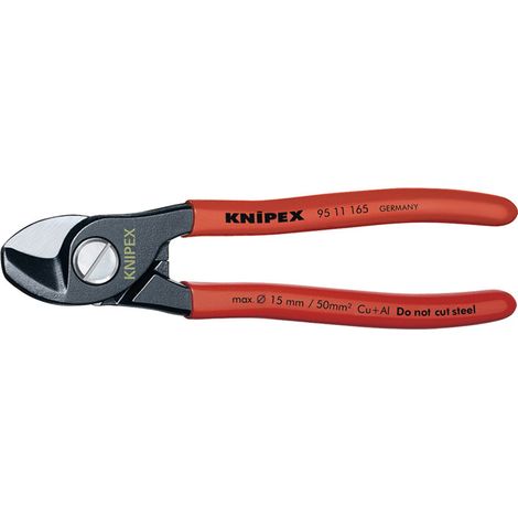 Draper Knipex 95 11 165 SBE 165mm Copper and Aluminium Cable Shear for Precise Cutting (1/5)