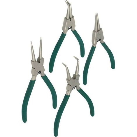 Pince pour rondelles dans l’étui, lot de 4 - Mannesmann M10471