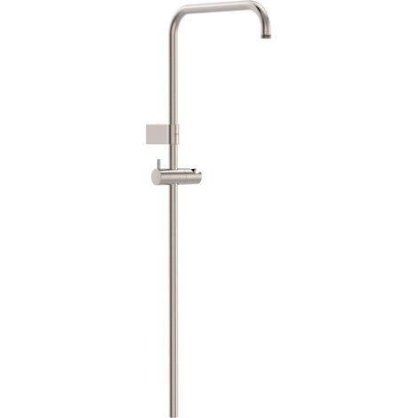 TRES 03463502AC OVER-WALL Barra de Ducha Adaptable a Grifo Termostático Mural con Conexión Compatible Color Acero - ref: 03463502AC