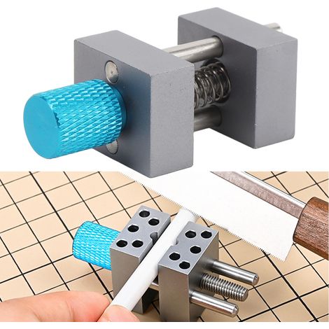 Tragbarer Miniatur-Schraubstock Modell MS096: hochpräzises Spannwerkzeug mit einem maximalen Spanndurchmesser von 3 cm. (1/5)
